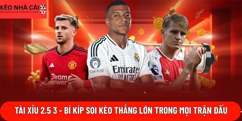 Kèo tài xỉu 2.5 3