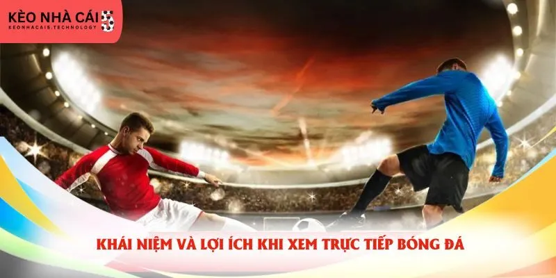 Khái niệm và lợi ích khi xem trực tiếp bóng đá